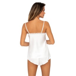Moteriškos pižamos modelis Tiffani 1/2 Ecru - Donna 