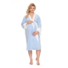 Chalatas Modelis 0201 Mėlynas – PeeKaBoo 